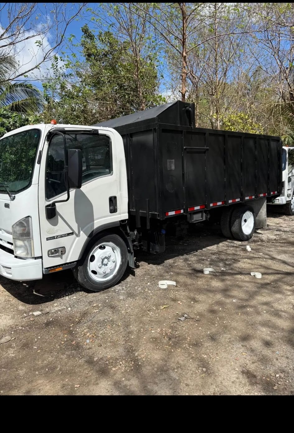 Salazar Pro Services Isuzu truck with dump bed